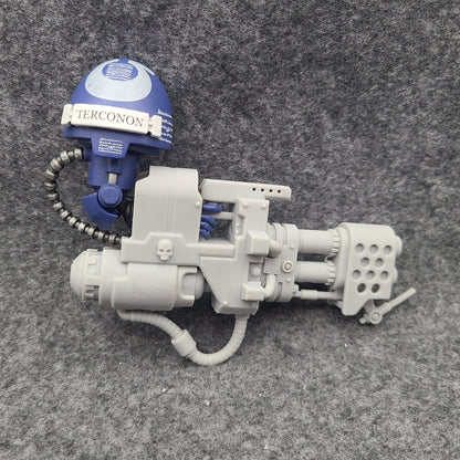 Veteran Warrior Heavy Flamer V2 compatible with JoyToy 1:18 scale armored action figures custom resin weapon