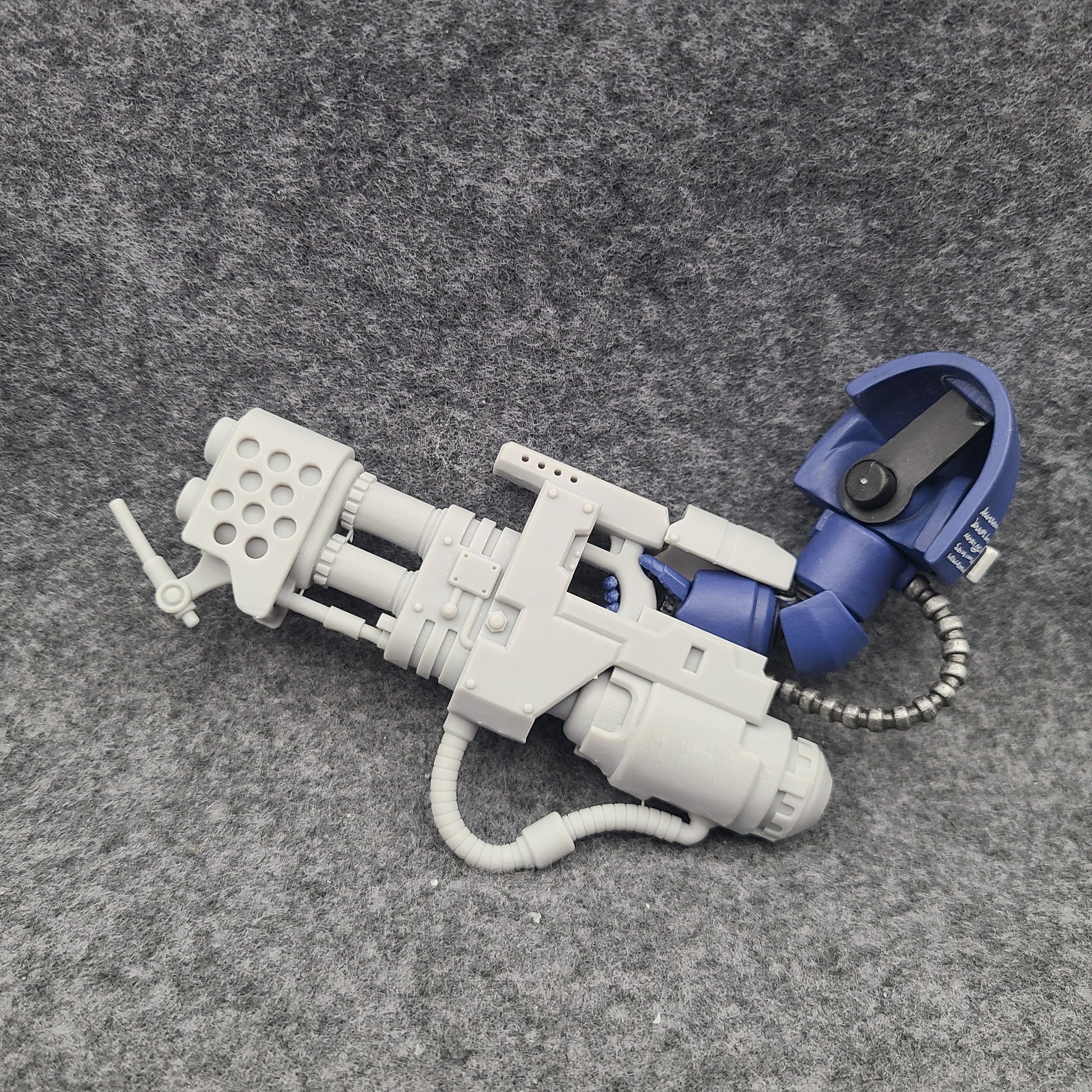 Veteran Warrior Heavy Flamer V2 compatible with JoyToy 1:18 scale armored action figures custom resin weapon