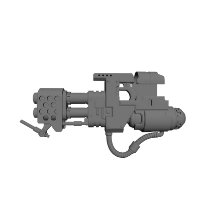 Veteran Warrior Heavy Flamer V2 compatible with JoyToy 1:18 scale armored action figures custom resin weapon