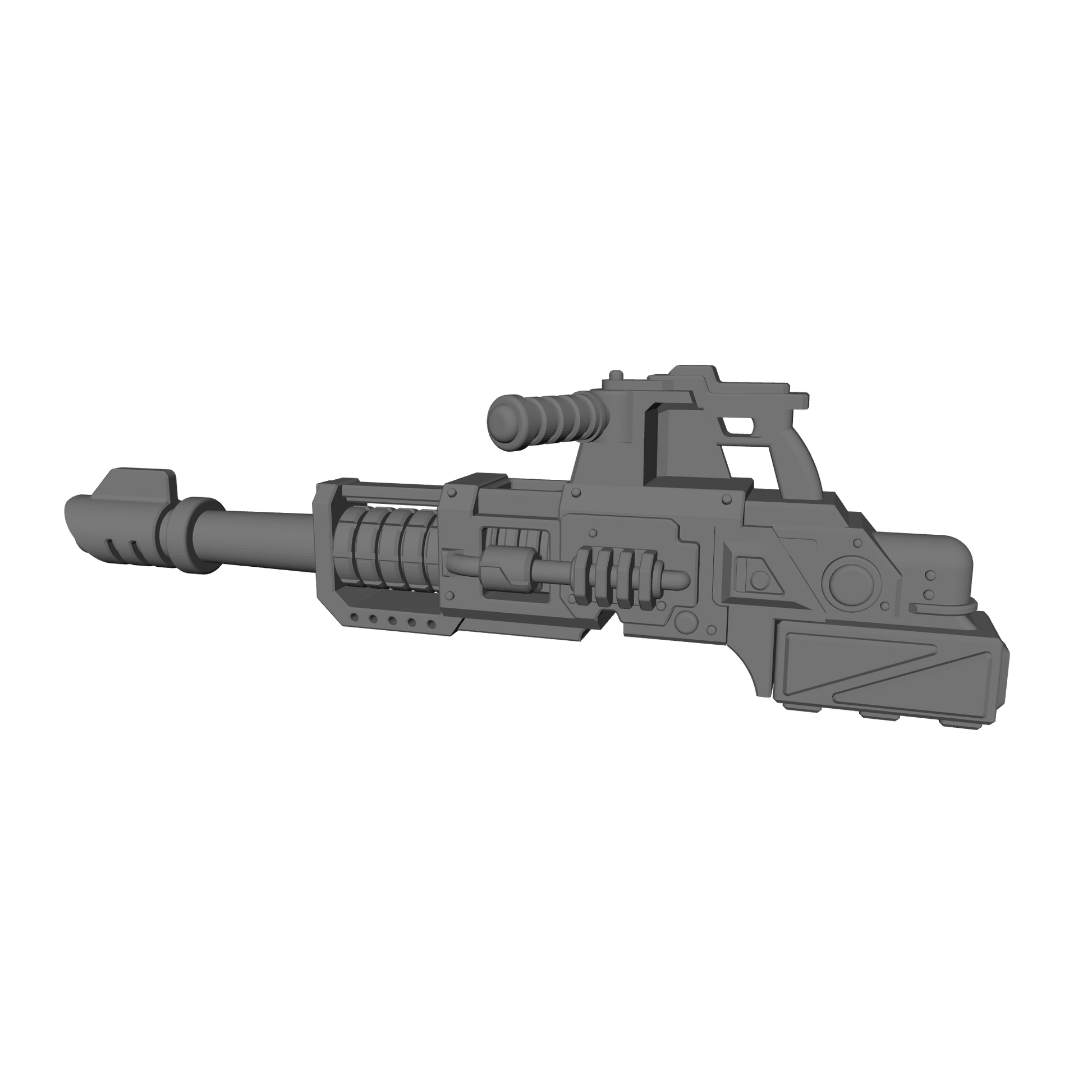 Veteran Warrior Heavy Laser Cannon Type 30 compatible with JoyToy 1:18 scale armored action figures custom resin weapon