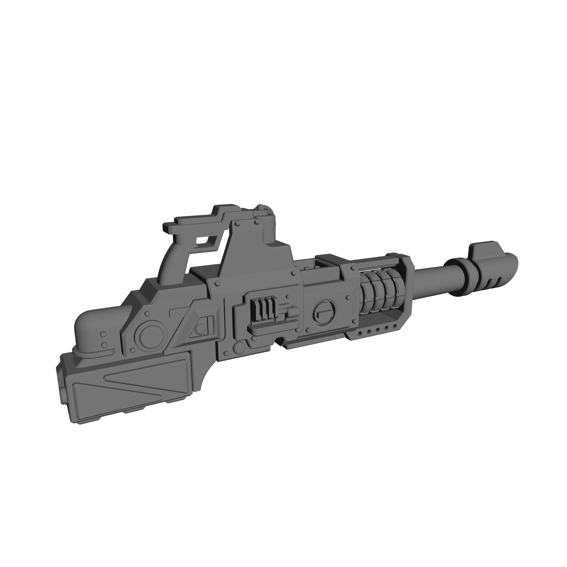 Veteran Warrior Heavy Laser Cannon Type 30 compatible with JoyToy 1:18 scale armored action figures custom resin weapon