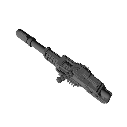 Veteran Warrior Heavy Laser Cannon Type 30 compatible with JoyToy 1:18 scale armored action figures custom resin weapon