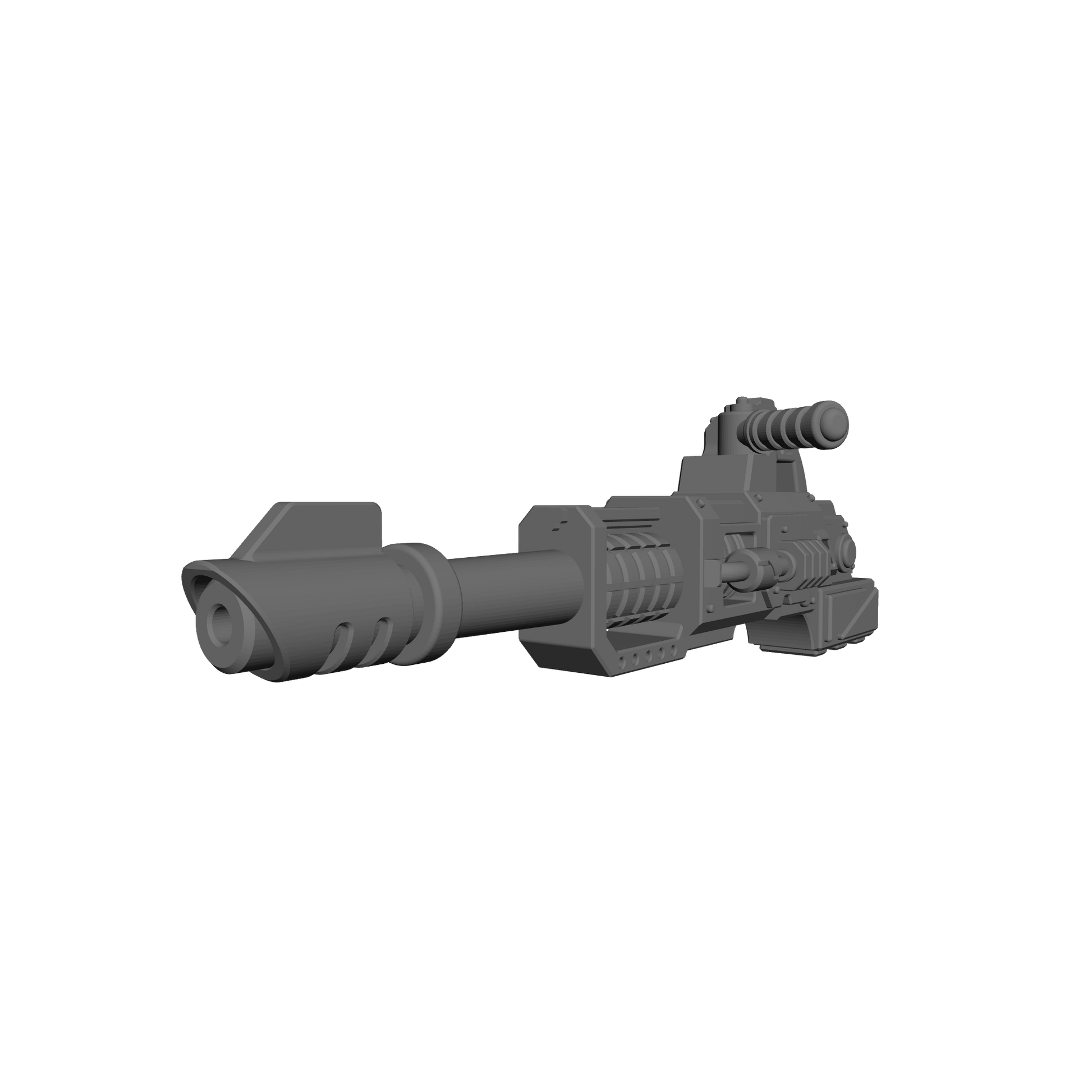 Veteran Warrior Heavy Laser Cannon Type 30 compatible with JoyToy 1:18 scale armored action figures custom resin weapon