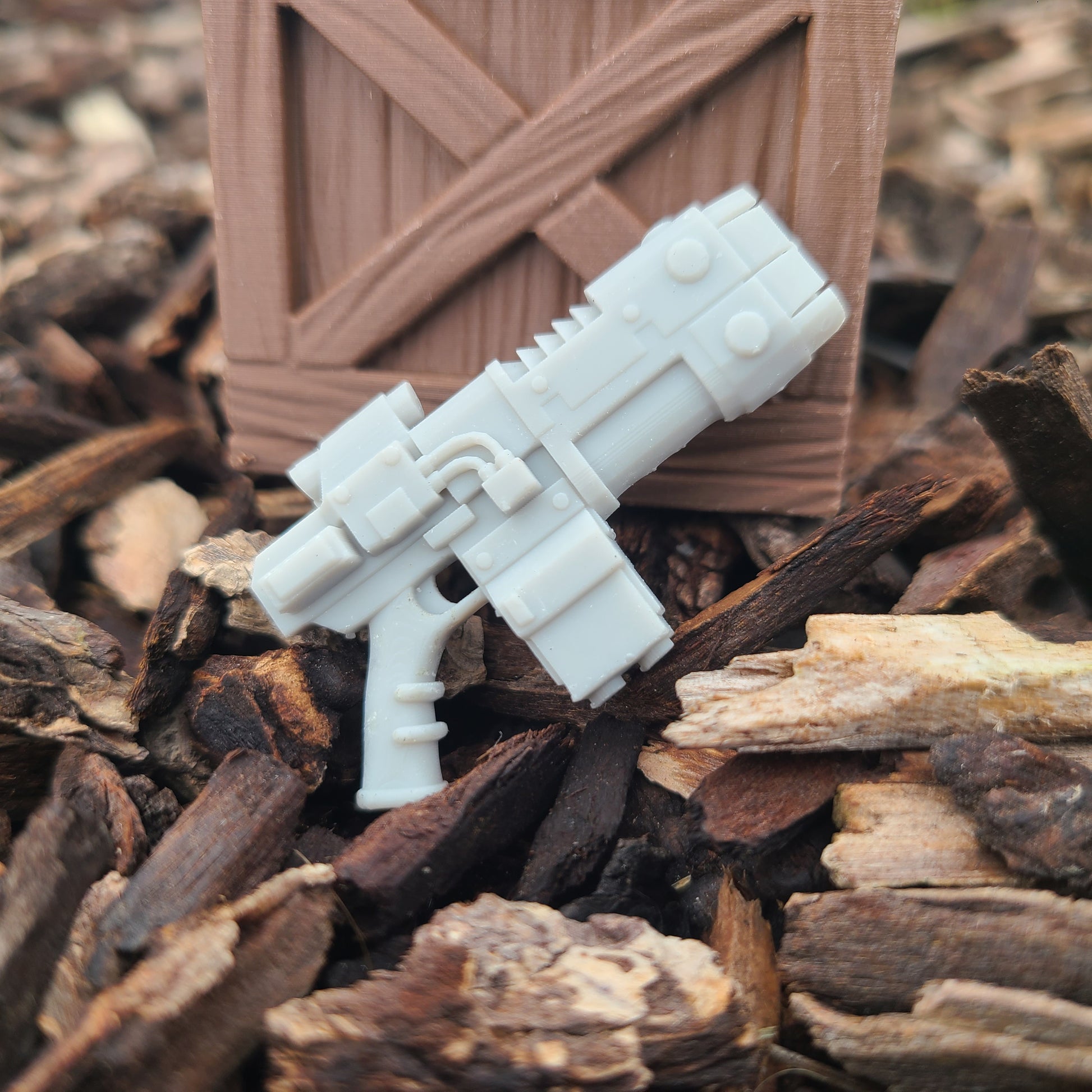 Volksun Pistol Type 1 custom resin weapon designed to fit JoyToy 1:18 scale armored action figures.