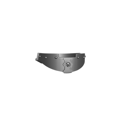 Xenos Hunter Warrior Order gorget with Judicators symbol compatible with JoyToy 1:18 scale armored action figures custom resin neck armor