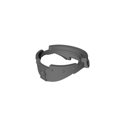 Xenos Hunter Warrior Order gorget with Judicators symbol compatible with JoyToy 1:18 scale armored action figures custom resin neck armor