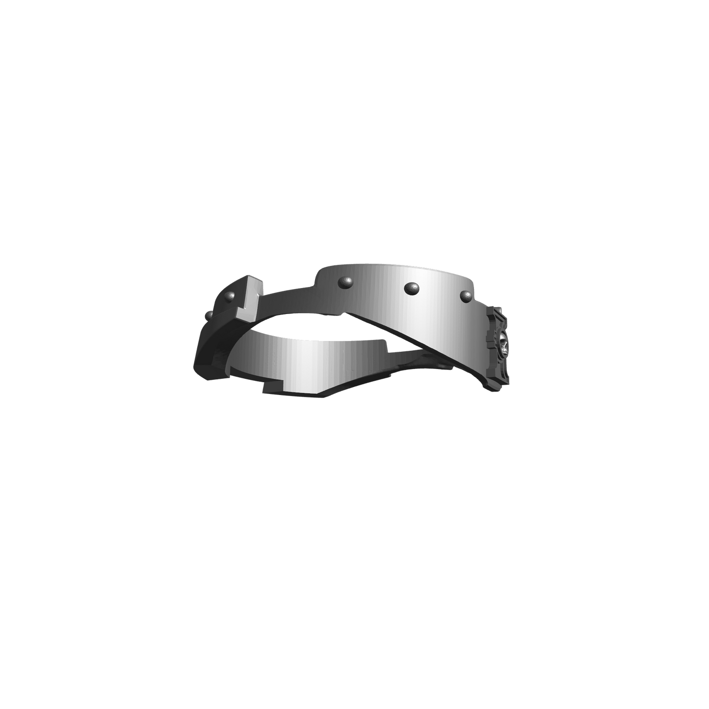 Xenos Hunter Warrior Order gorget with Judicators symbol compatible with JoyToy 1:18 scale armored action figures custom resin neck armor